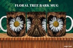 Chamomile on Bark Mug Wrap | 11 oz | Sublimation Product Image 1