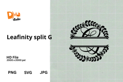 Leafinity Split Monogram Product Image 1