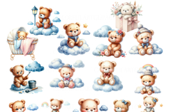 Little Teddy Bear Clipart Product Image 7