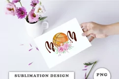 Basketball Mom Sublimation Design png Product Image 7