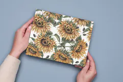 Watercolor Sunflower Clipart PNG Product Image 6