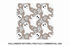 Halloween Boo Pattern Png | Sublimation | Digital Paper Product Image 1