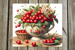 Berries | 8 Retro style Skinny tumbler Sublimation designs Product Image 7