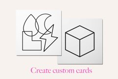50 Geometric Shape Procreate Stamps Product Image 5