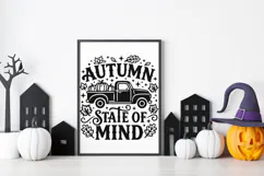 Autumn State Of Mind Svg, Funny Thanksgiving Svg, Truck Svg. Product Image 8