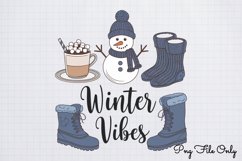 Winter Frozen Clipart Bundle PNG Product Image 3