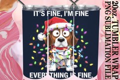 RADIANT JOY 20oz TUMBLER WRAP, Xmas Product Image 1