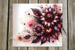 Fairy sunflowers | straight skinny tumbler sublimation Product Image 7