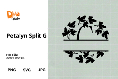 Petalyn Split Monogram Product Image 1