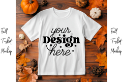 Fall t-shirt mockup, Fall mockup Product Image 1