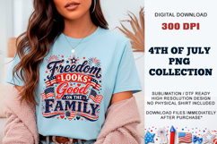 Freedom Family PNG | 4th July Sublimation DTF Product Image 7