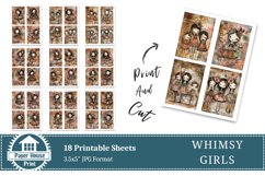 Whimsy girls junk journal pages Product Image 7