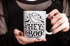 Hey Boo Svg, Funny Halloween Svg, Kids Halloween Svg. Product Image 8