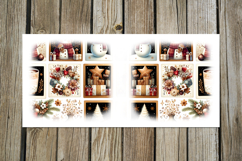 Christmas collage | 4 retro Sublimation Mug designs P2 Product Image 3