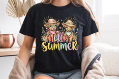 Hello Summer Highland Cow PNG, Summer Sublimation Design Product Image 7