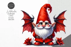 Halloween clipart, Halloween gnome clipart, Gnome clipart Product Image 1