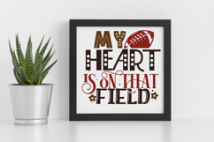 My heart is on that field SVG, Mom Football SVG Bundle Product Image 1