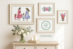 Motherhood - Watercolor Clipart Set Product Image 4