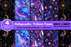 Holographic Pattern Paper JPG Product Image 1