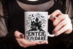 Enter If You Dare Svg, Scary Halloween Svg, Spooky Ghost Svg Product Image 8