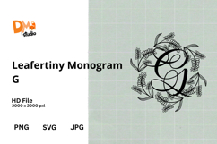 Leafertiny Monogram Product Image 1