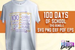 100 days of school SVG Design|Quotes SVG Design | School SVG Product Image 9