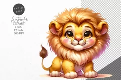 Lion clipart, Animals clipart, Safari clipart Product Image 1