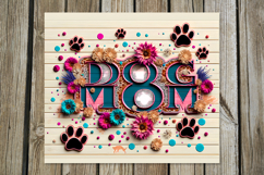 Dogs mom | 8 skinny tumbler Sublimation designs Product Image 7