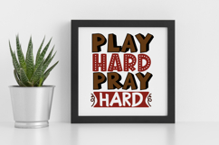 Play hard pray hard SVG, Mom Football SVG Bundl Product Image 1