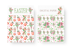 Easter traditions watercolor set. Happy Easter! Product Image 7