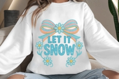 Let it snow png design for T-shirts Product Image 4
