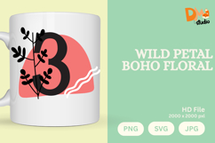 Wild Petal Boho Floral Monogram Product Image 1