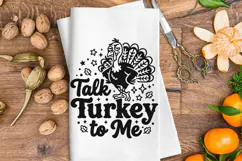 Talk Turkey To Me Svg, Funny Turkey Svg, Turkey Day Svg. Product Image 8