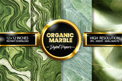 Organic Marble Digital Papers - 04 variations Product Image 1