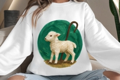 Oil painted Christmas nativity png design for T-shirts Product Image 4