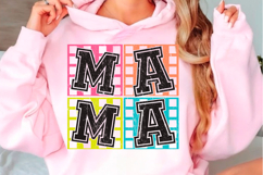 Checkered Mama PNG, Retro Mama SVG PNG Product Image 7