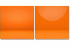 Empty Orange Studio Room Gradient Backgrounds Product Image 6