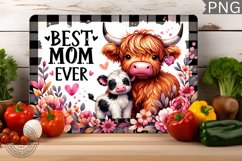 Best mom ever Design , Mom Kitchen Sublimation Product Image 1