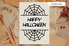 Spiderweb SVG PNG DXF Bundle Halloween Clipart Product Image 5