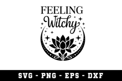 Feeling Witchng SVG Design | SVG Cut files | Cricut Product Image 1