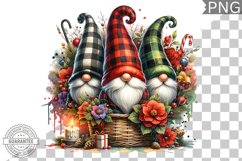 Christmas Gnome Sublimation - Clipart PNG Bundle Product Image 8