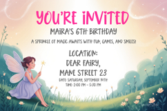 Dear Fairy Font Cute Kids Font, Cricut Font, Girly Font Product Image 6