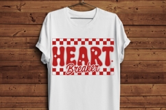 Heart Breaker PNG | Retro Valentine’s Day Sublimation Design Product Image 4