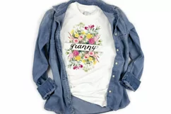Granny Flower Png | Sublimation Design | Sunflower Donwload Product Image 6