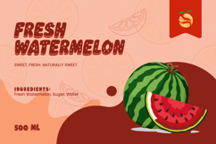 Watermelon Splash - SVG Font Product Image 7