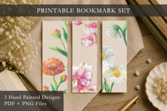 Hand Painted Floral Printable Collection | PNG &amp; PDF Product Image 2