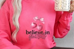 Believe in Yourself Motivational Quote T-Shirt Design PNG Product Image 6