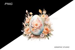 Easter Clipart, Easter Egg Clipart, Easter Bunny Png Product Image 1