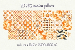Cozy Ghost Cafe Halloween Seamless Digtal Papers Bundle Product Image 2