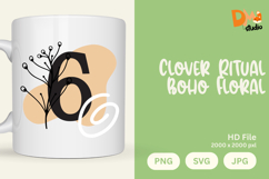Clover Ritual Boho Floral Monogram Product Image 1